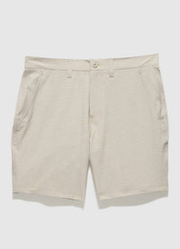 Flags & Anthem Men's Any-wear Madeflex Slub Textured Shorts in silver birch - men's shorts