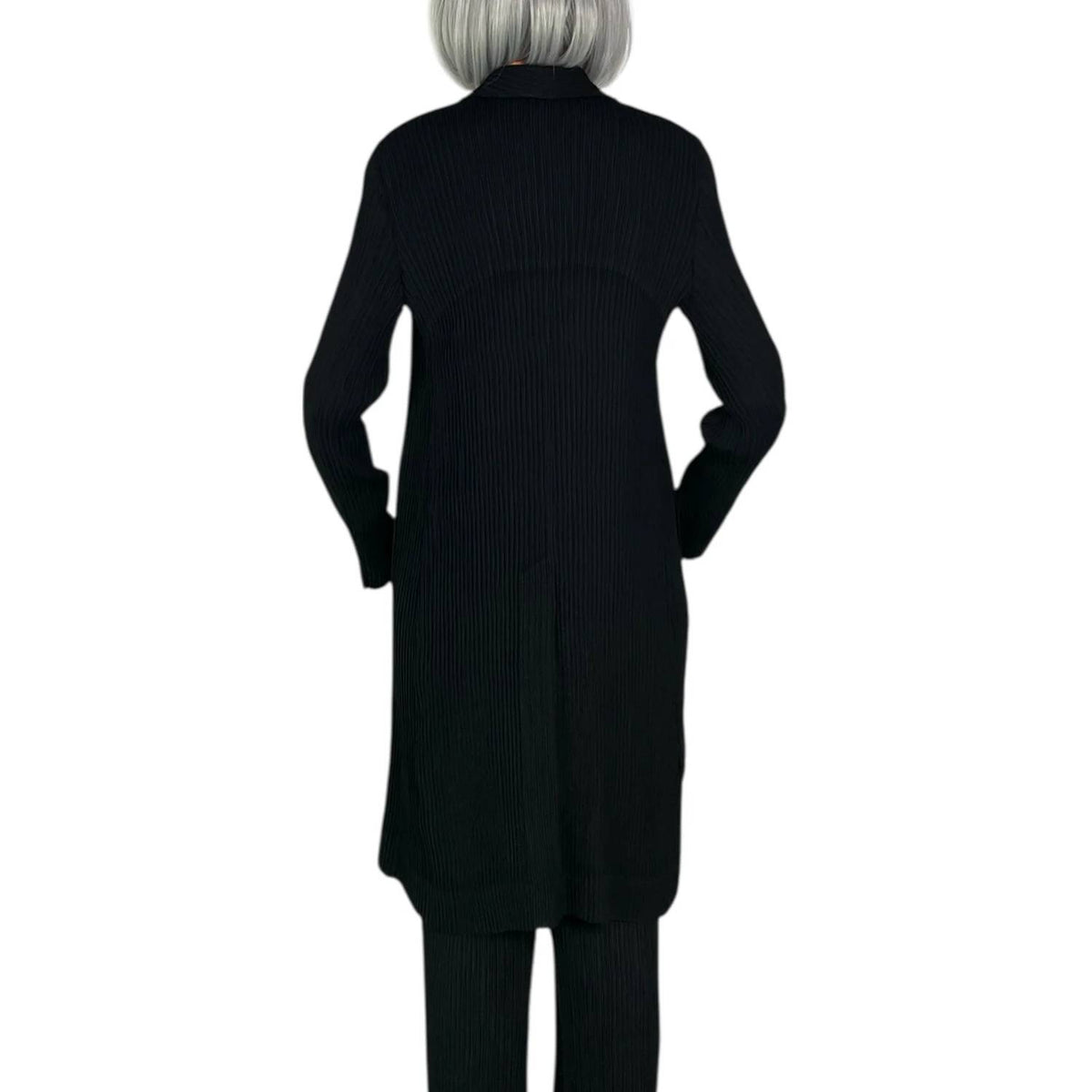 Issey Miyake - Hatching Pleats Coat