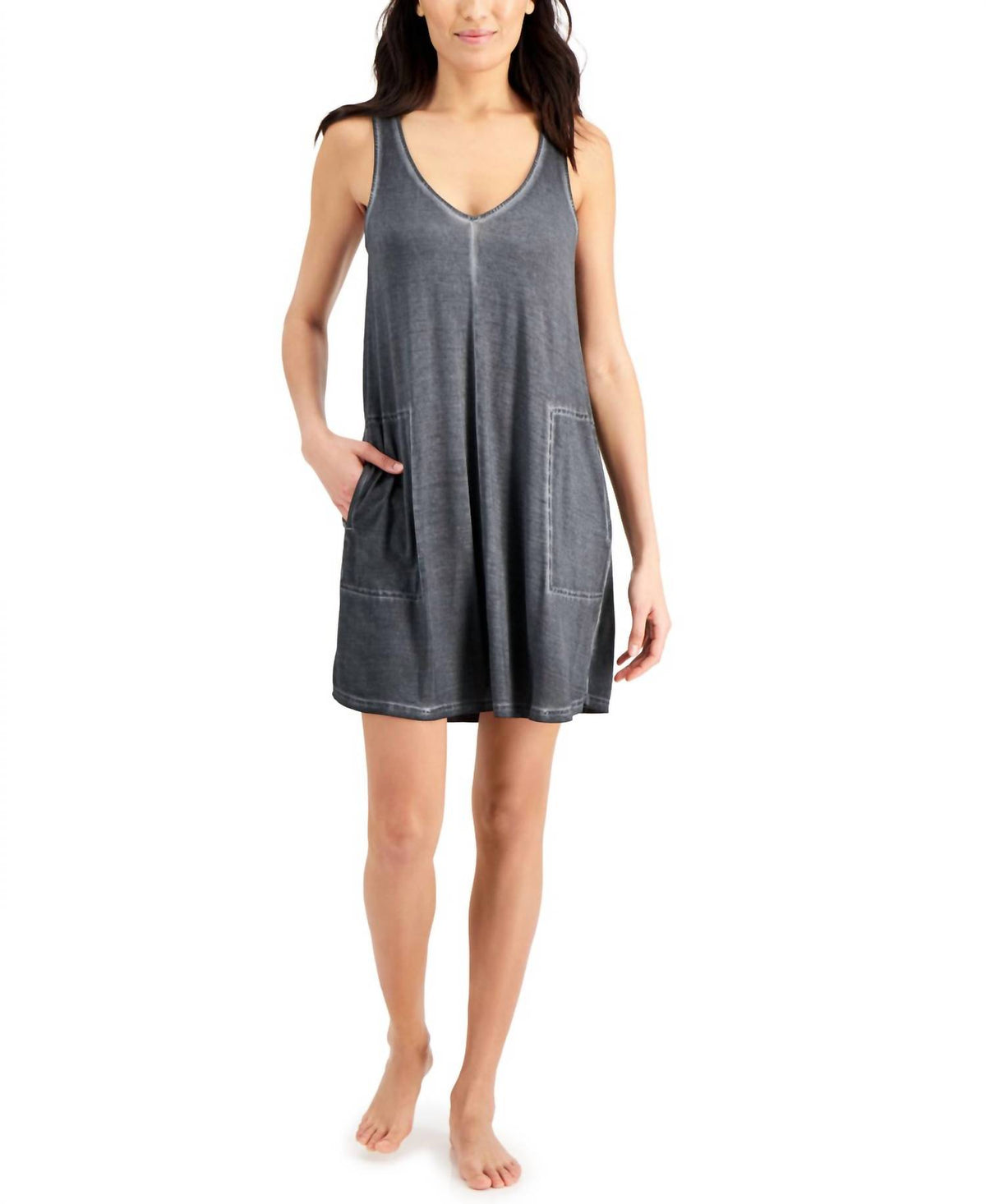 Jenni By Jennifer Moore - Washed Tank Chemise Nightgown