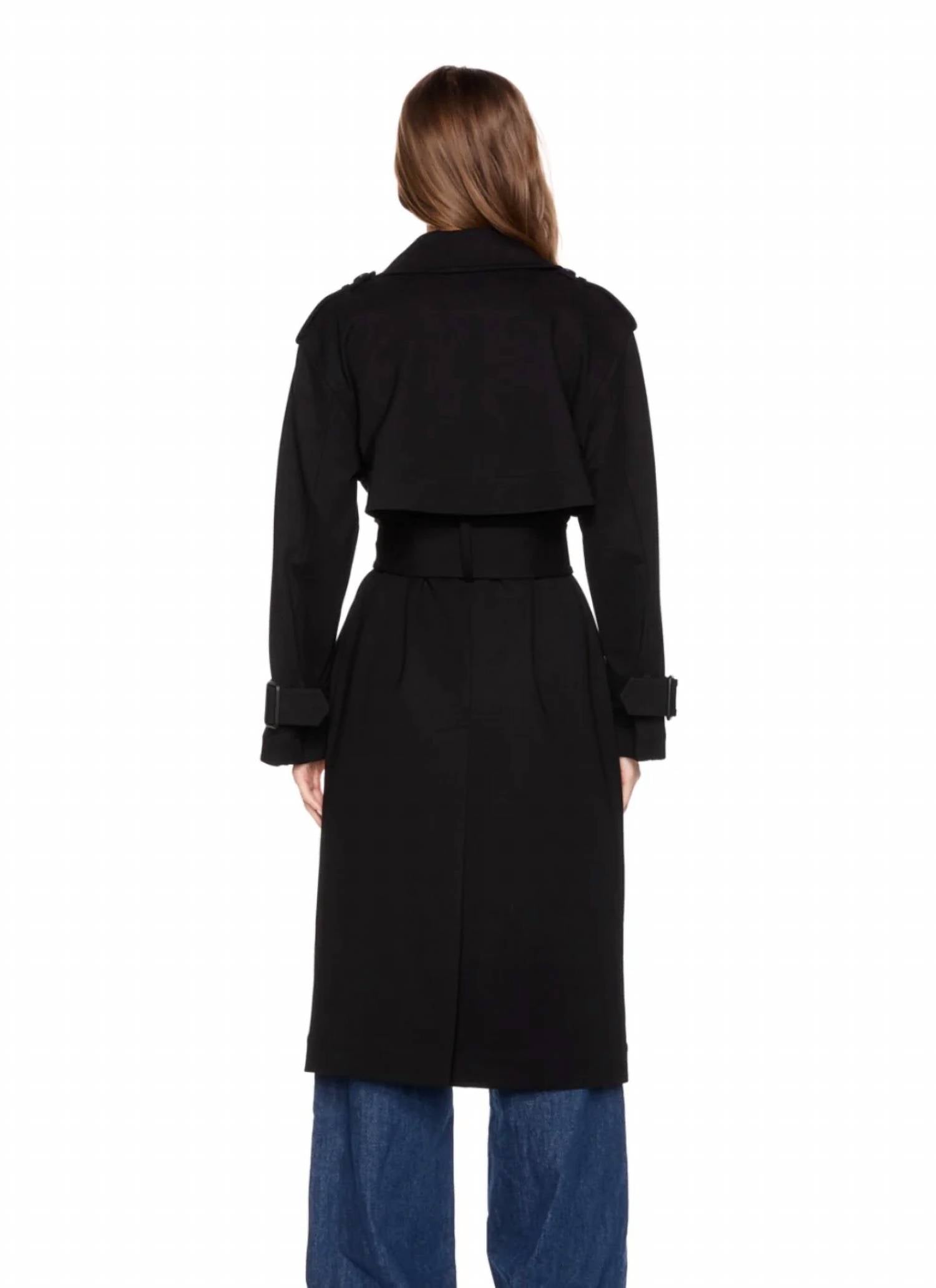 Susana Monaco - Double Knit Trench Coat