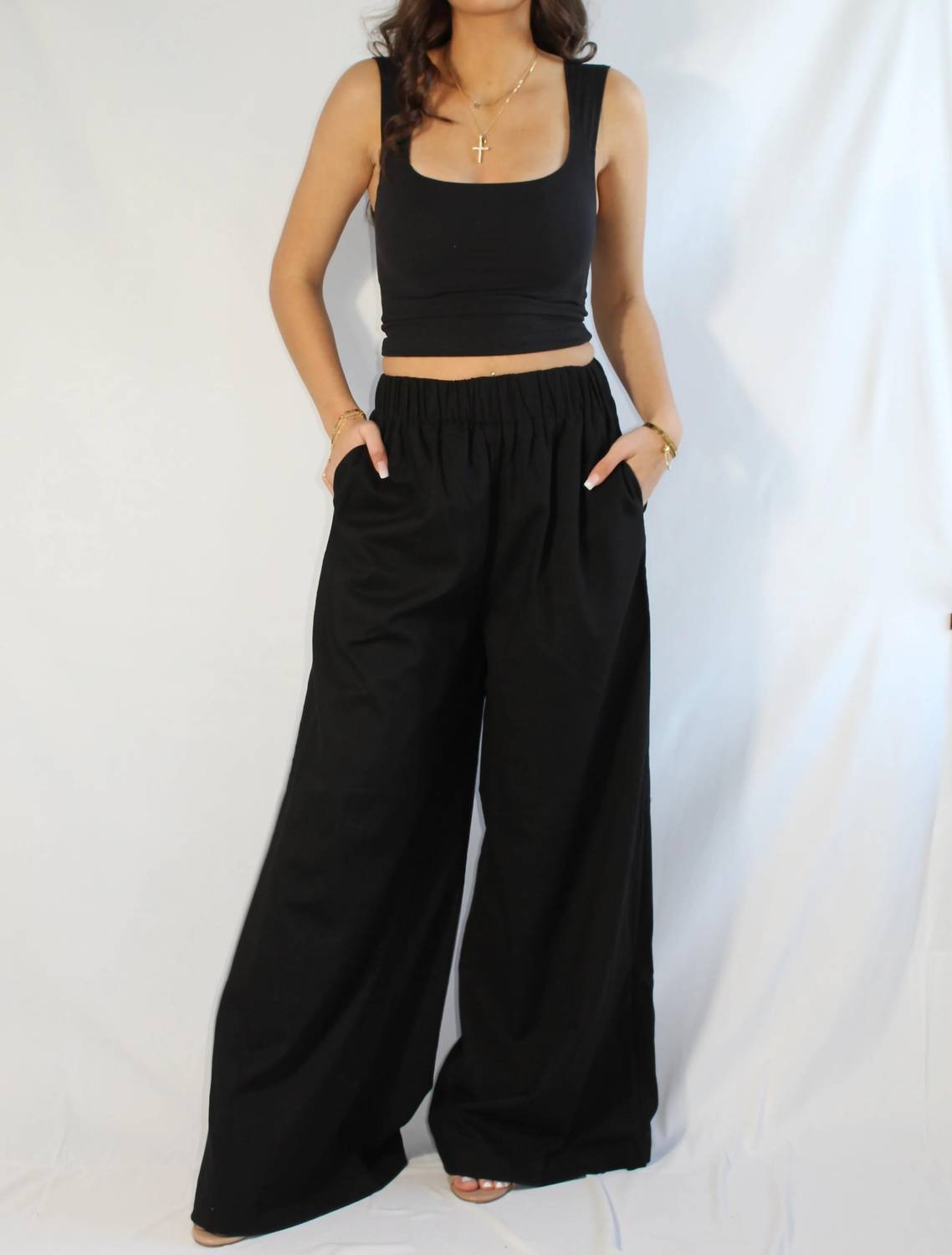 Sky To Moon - Linen Wide Leg Pants