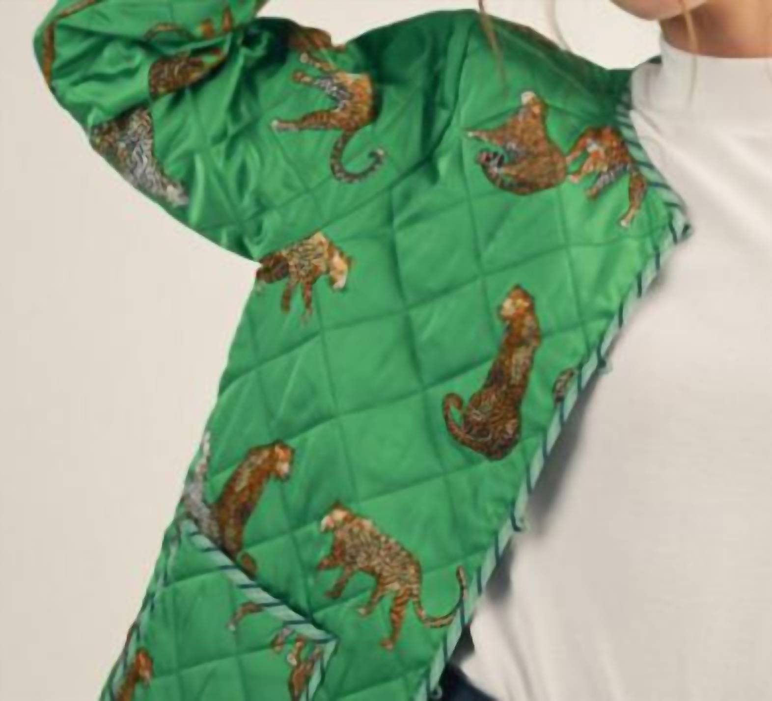 Jodifl - Cheetah Chic Quilted Jacket