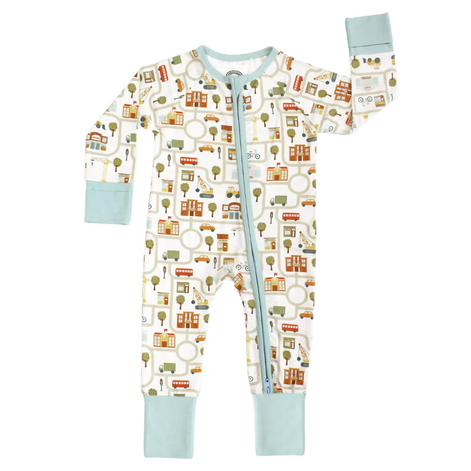 Emerson And Friends - Kid's Let's Go! Bamboo Convertible Baby Pajamas