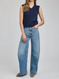 Gentle Fawn Pippa Knit Vest in navy - women's sweater - view 4