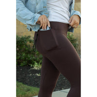 Julia Rose - Brady Full Length Leggings With Pocket