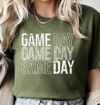 Cali Boutique - Football Tee Game Day Stack Graphic Top