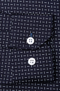 Alynn - Men's Finn Untuckable Slim Fit Dress Shirt