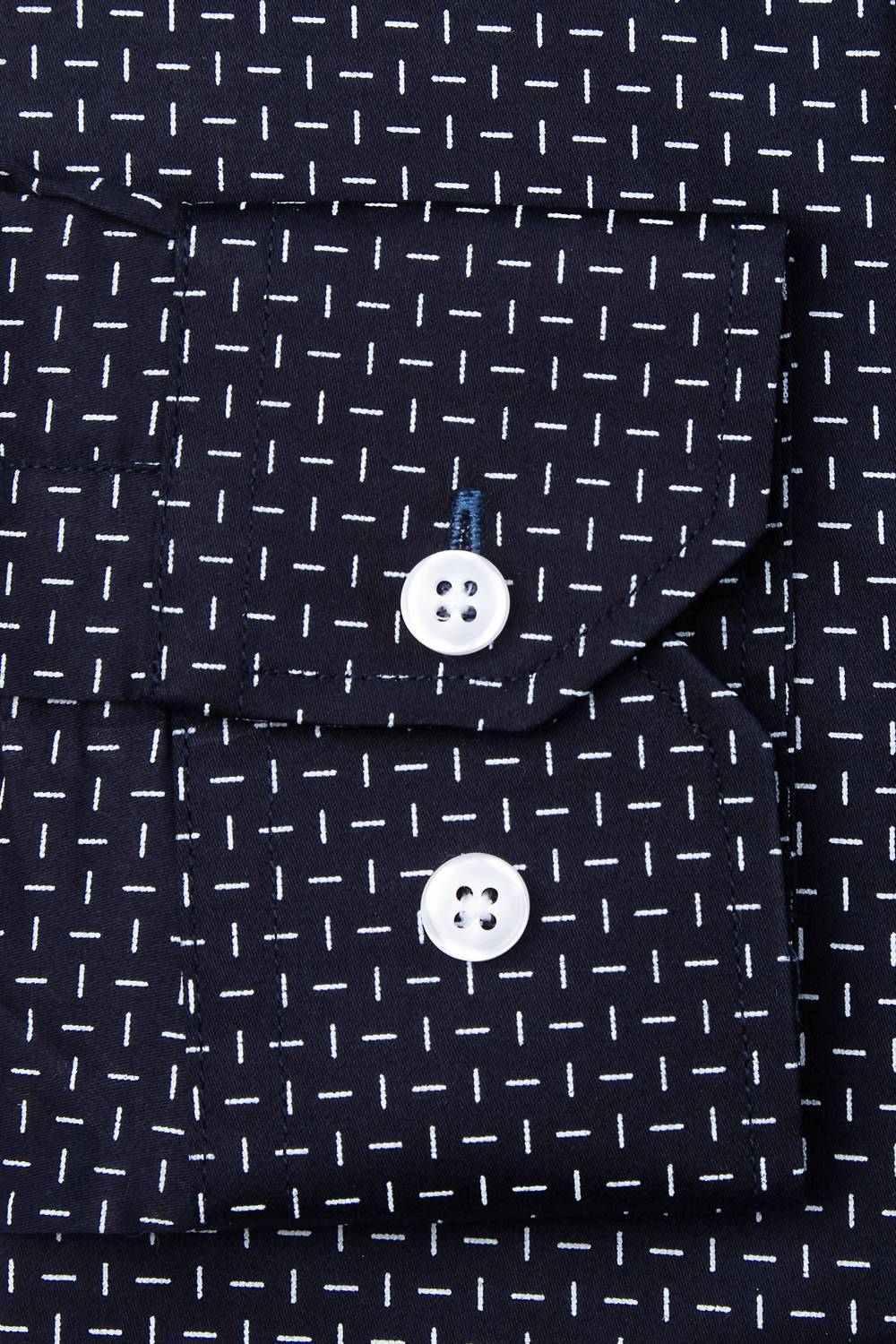 Alynn - Men's Finn Untuckable Slim Fit Dress Shirt