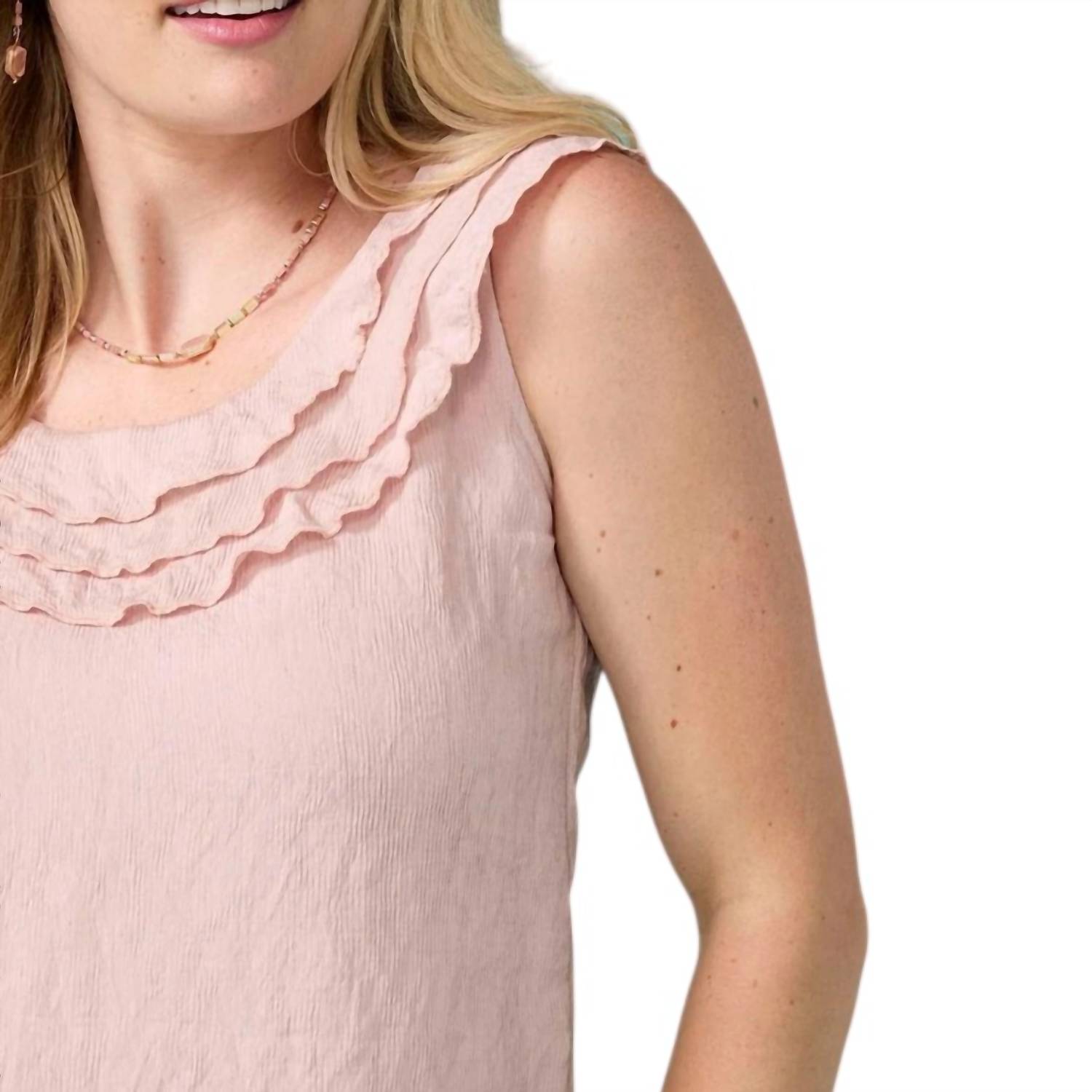 Coco + Carmen - Greer Ruffle Neck Tank