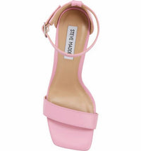 STEVE MADDEN Women's Tia Block Heel Vegan Leather Sandal in rose pink - women's sandal - view 4