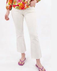 Rfm Denim - Mia Cropped Frayed Hem Jeans