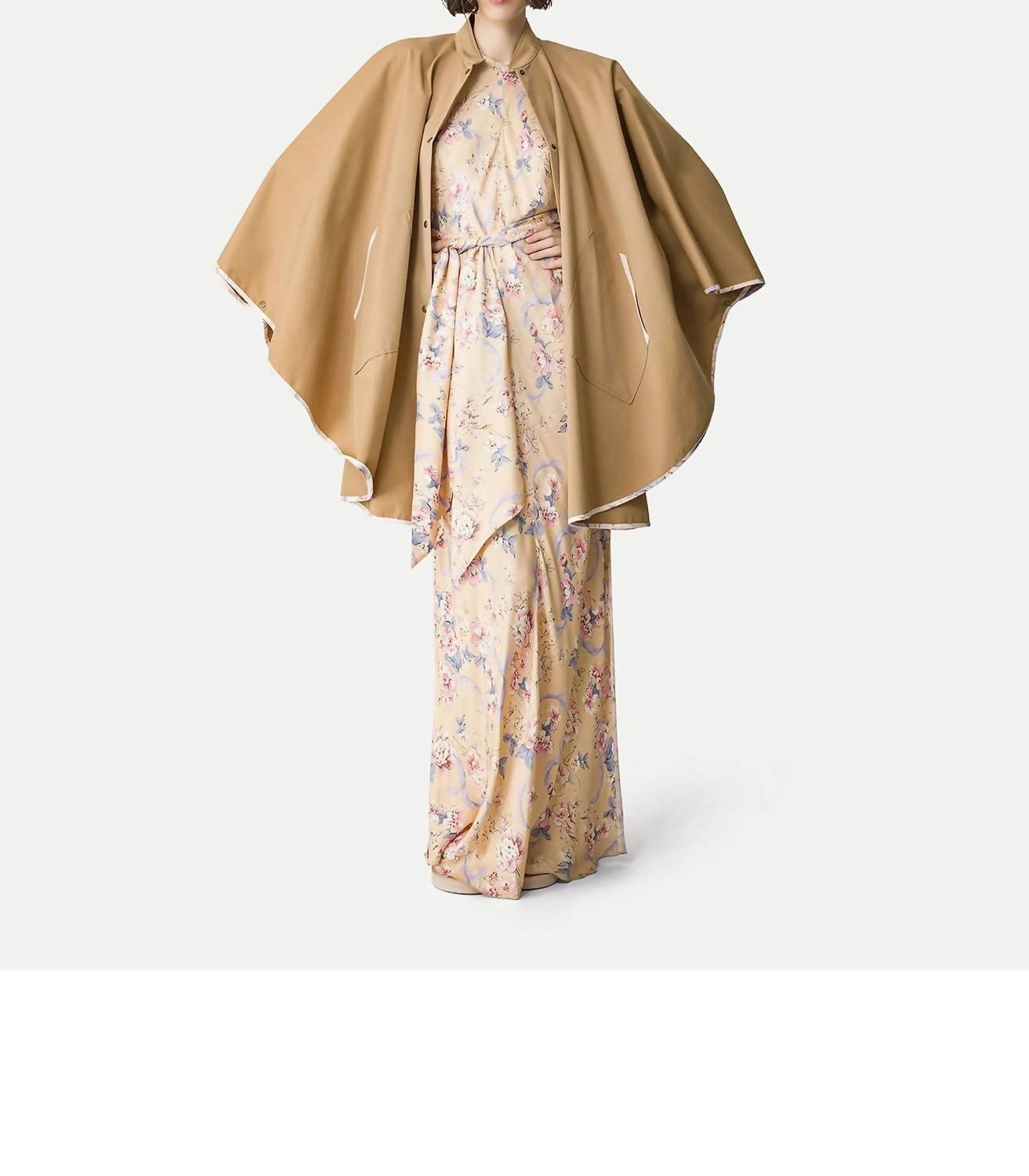 forte forte Jacquard Maxi Dress in peonia - women's dress - detail view
