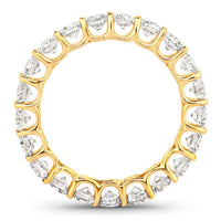 Diana M Jewels Women's Round Lab-grown Diamond Fashion Ring (2.52 Ct) - Signature in 14k yellow gold - women's jewelry - detail view