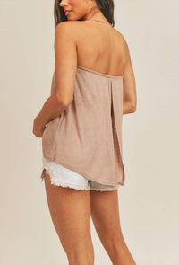Sadie & Sage - Tube Slit Back Top