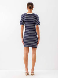 Fifteen Twenty - Women's Darla Side-knot Contrast Dress