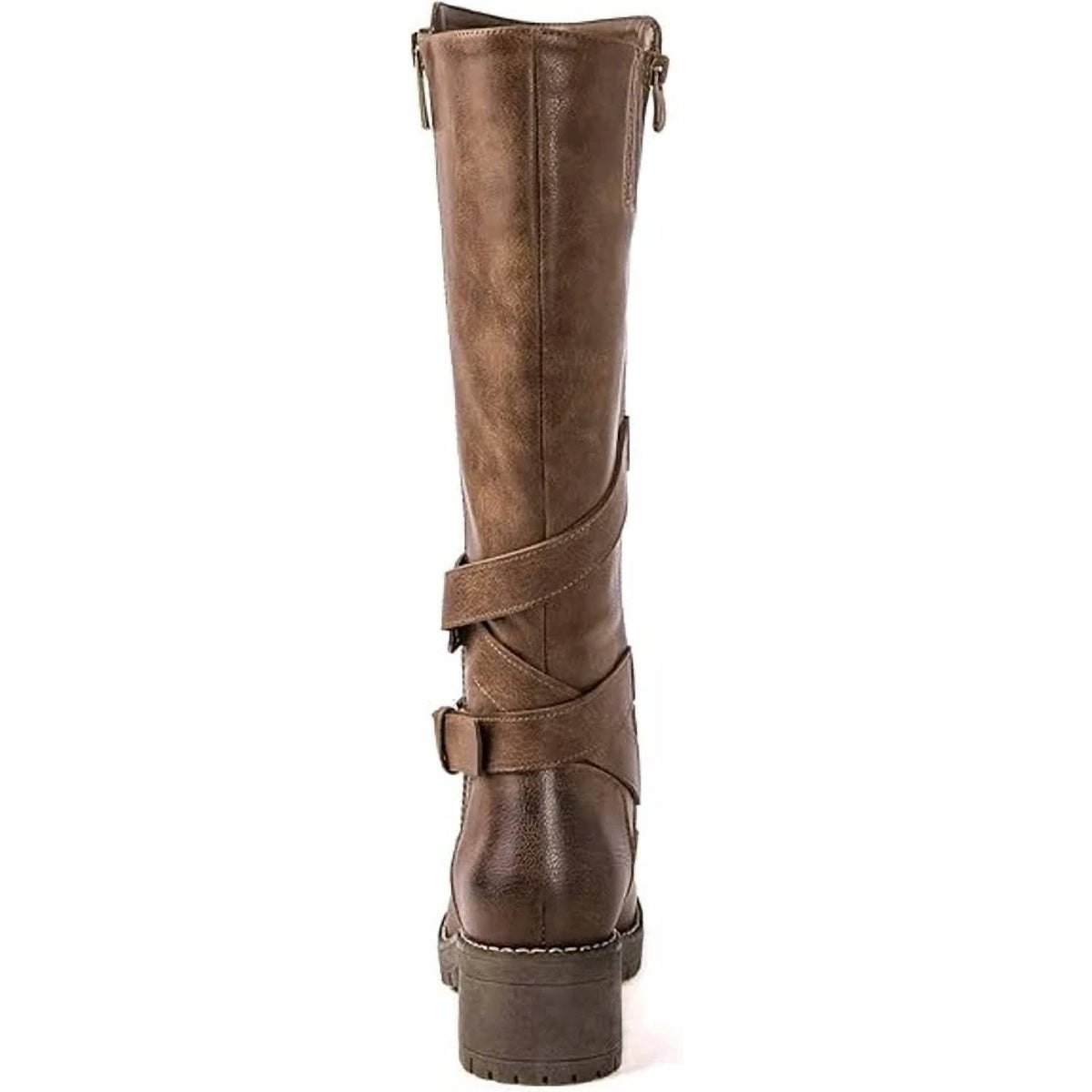 Globalwin - Women's Knee High Chunky Low Heel Boots