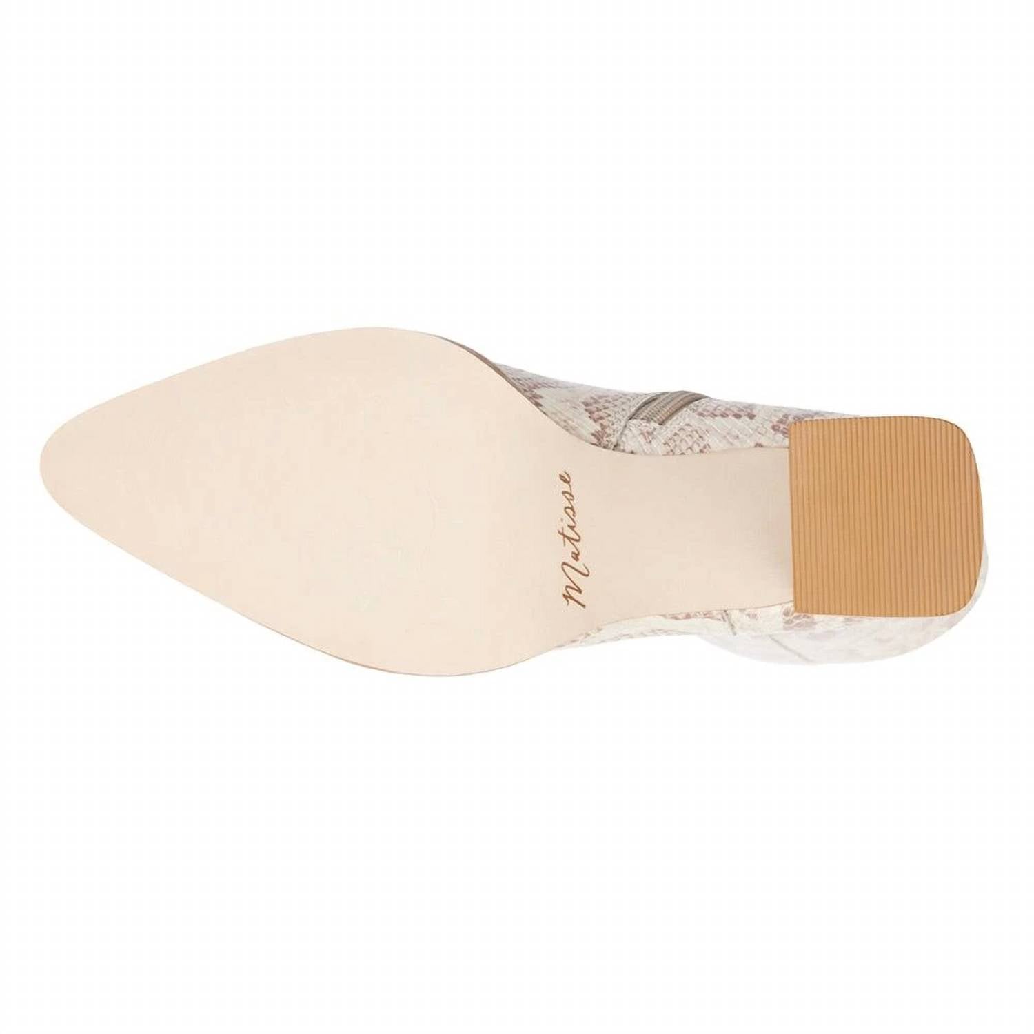 Matisse Women's Addison Snake Boots in beige multi - women's shoe - view 5