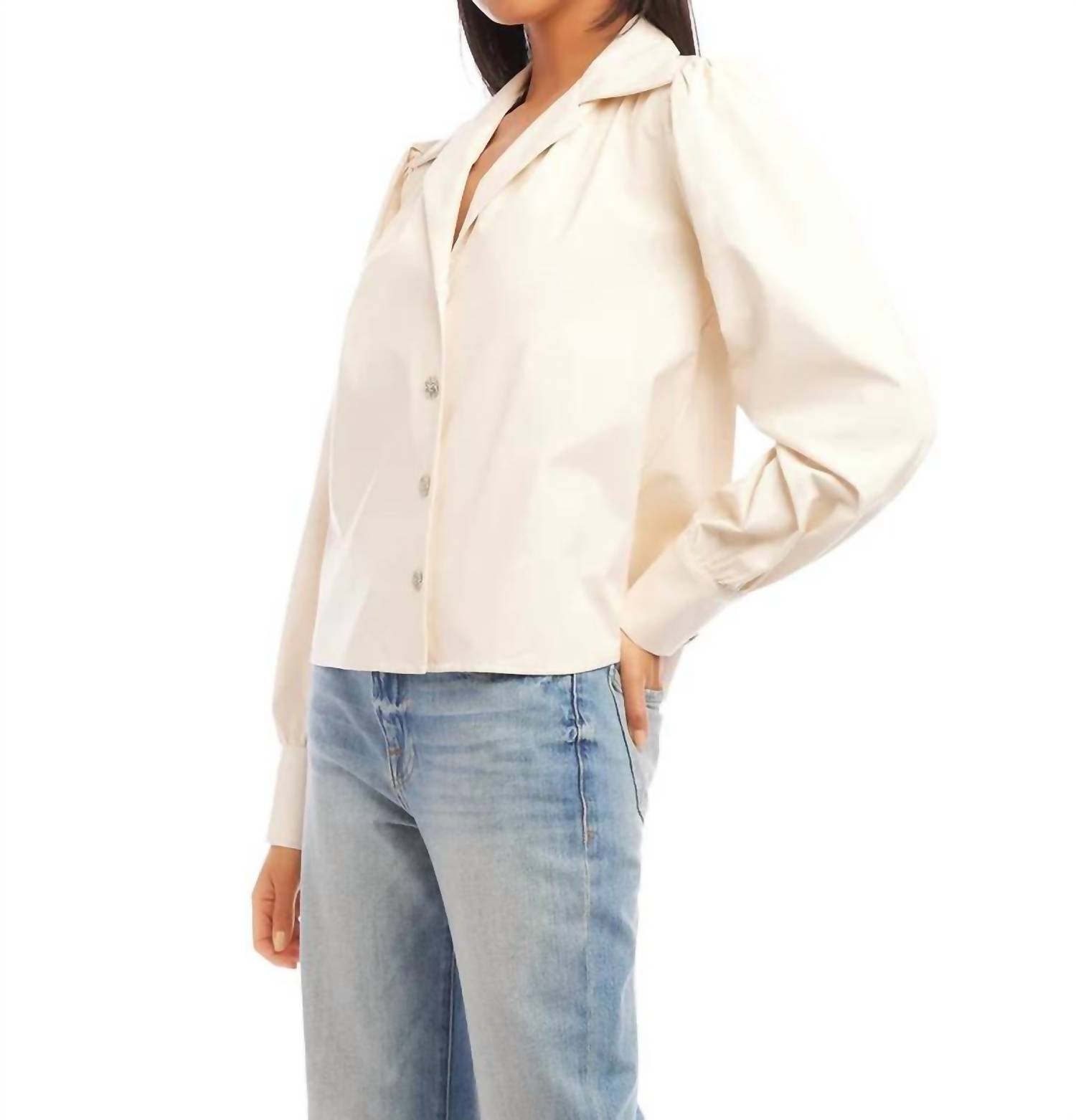 Fifteen Twenty - MAIA FAUX LEATHER TOP