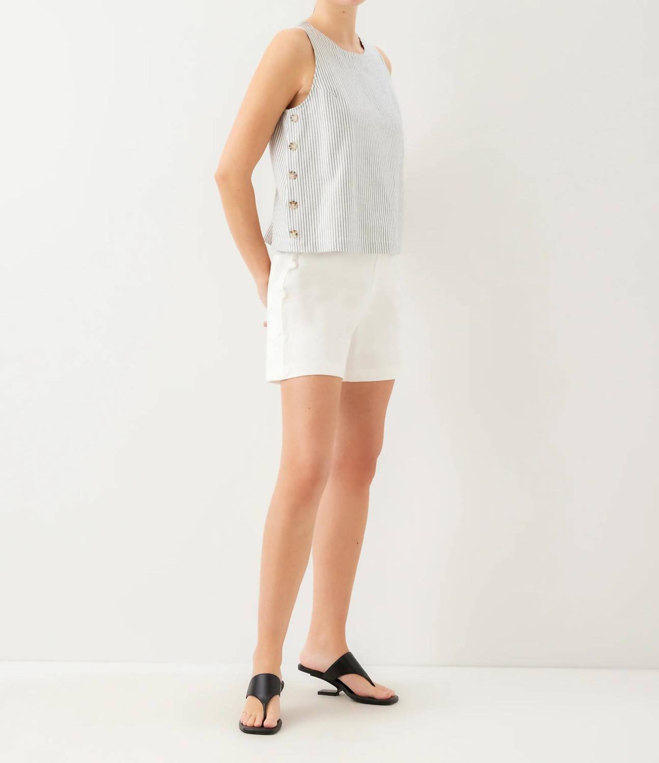 Fifteen Twenty - Women's Clarice Side Button Top