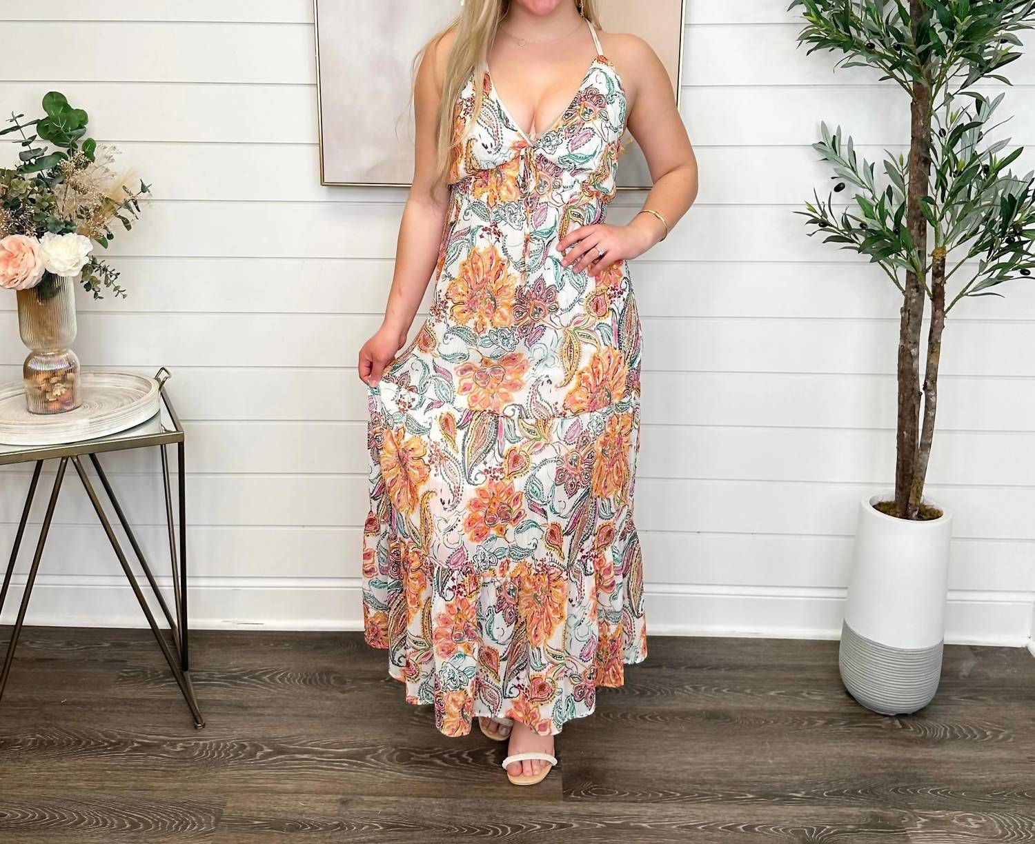 Sew In Love - Little Bit Extra Lightweight Paisley Maxi Dress
