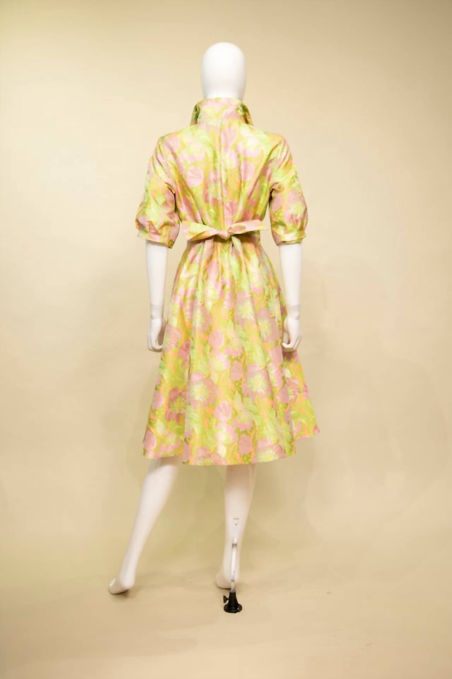 Samuel Dong - A-line Dress With Belt