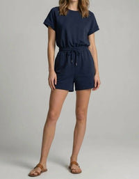 Doe And Rae - Buttery Soft Back-Cutout Romper