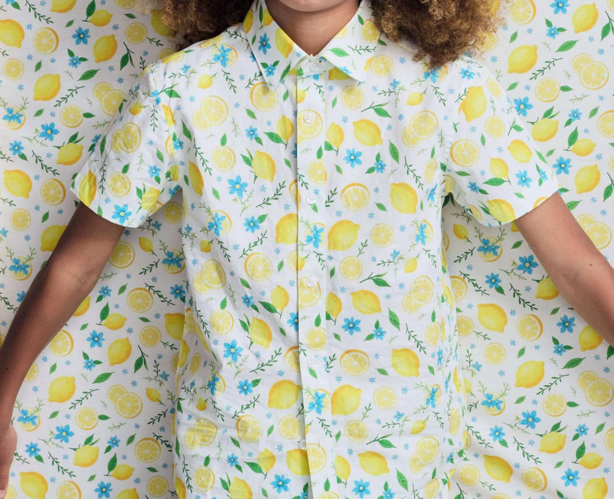 Appaman - Boy's Lemon Zest Day Party Shirt