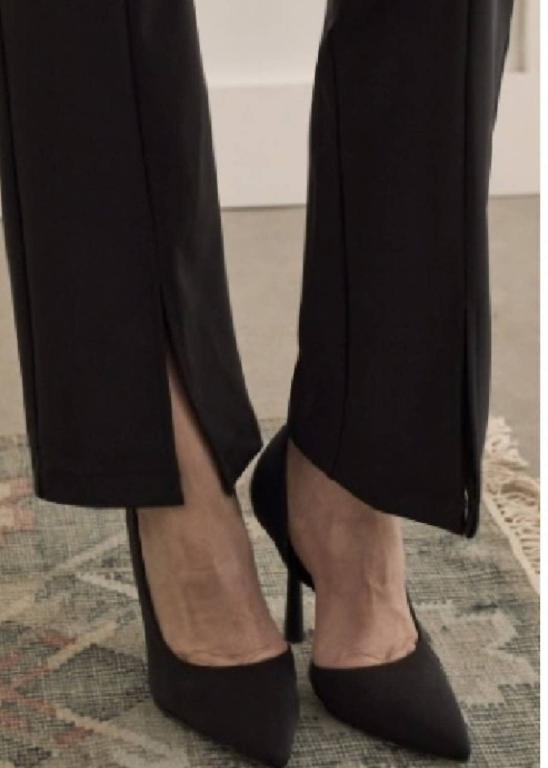 Tribal - Pull On Pant With Front Leg Slit
