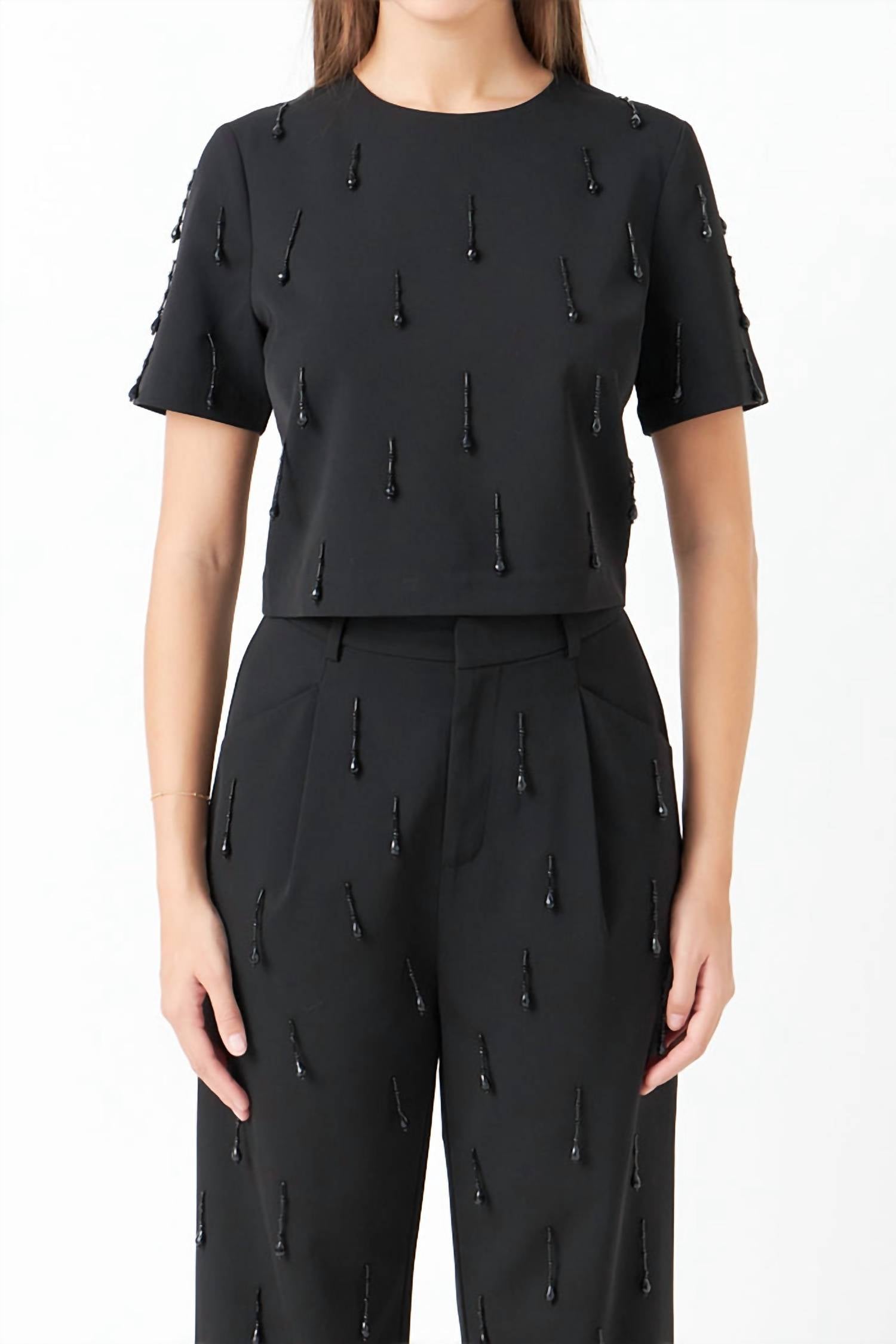 Endless Rose - Beaded Top