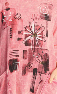 Jess & Jane - Lily Mineral Washed Patch Pocket Cotton Gauze Top