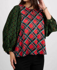 Ivy Jane - Tartan And Frills Top