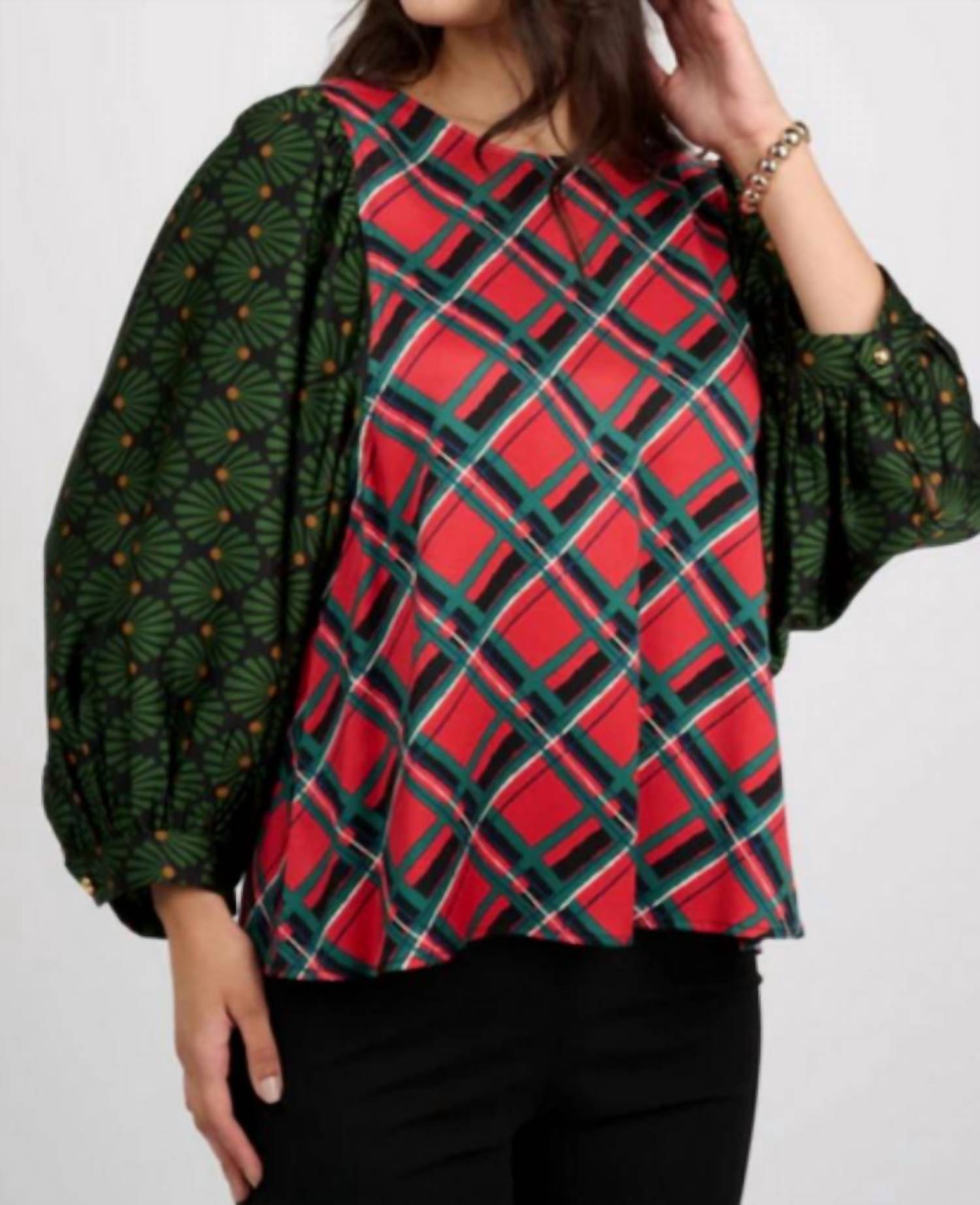 Ivy Jane - Tartan And Frills Top