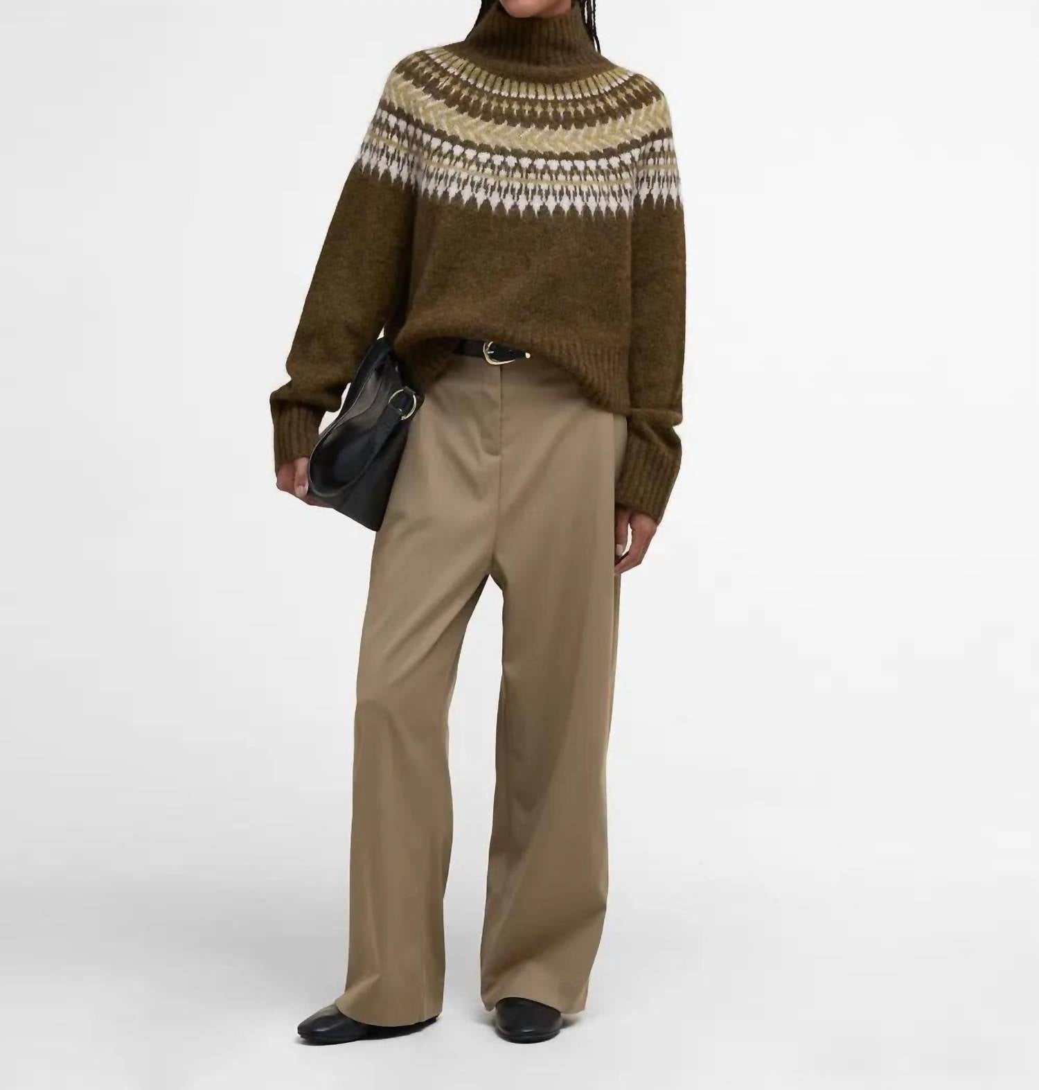Barbour - Women's Lorrie Fair Isle Roll-neck Sweater