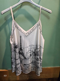 Made In Italy - Women's Paris Silk Cami
