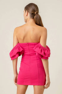 Line And Dot - Robin Off The Shoulder Mini Dress