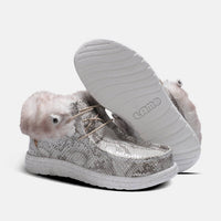 Lamo Women's Cassidy Winter Shoe in dove snake - women's sneaker - view 8