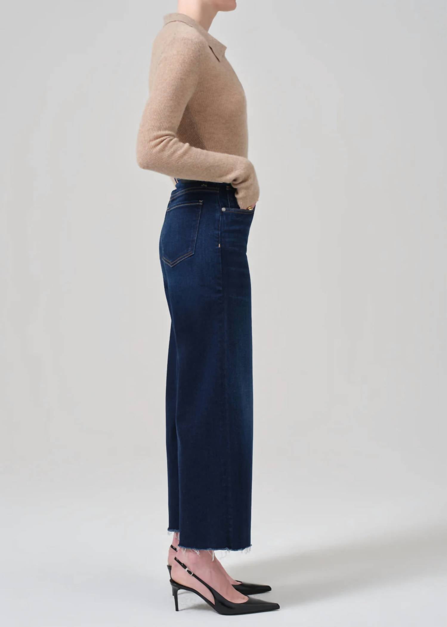 Citizens Of Humanity - Lyra Lotus Wide Leg Crop Jeans