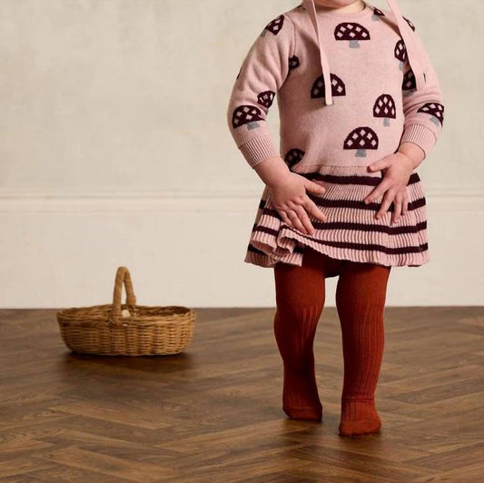 The Bonnie Mob - Girls Mushroom Knit Dress