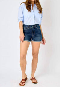 Judy Blue - Tummy Control Cool Denim Shorts