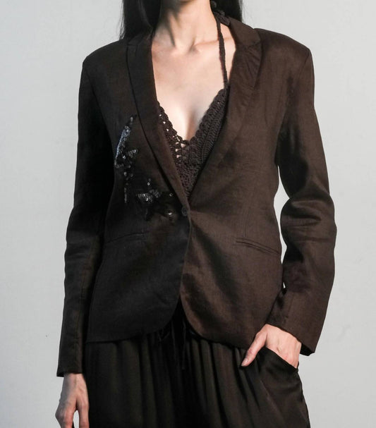 Angel Wings By Lucy - Paris Linen Jacket Blazer