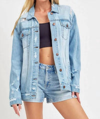 Risen - Loose Fit 90's Distressed Jacket