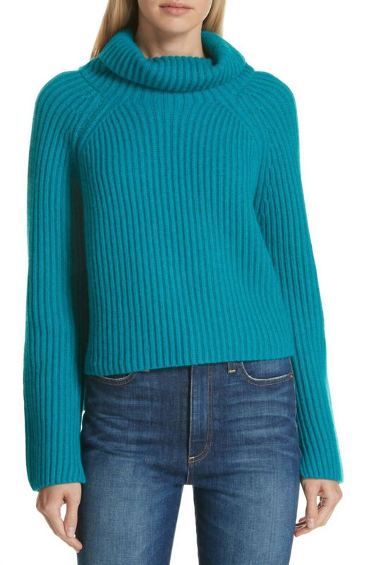 Lewit - Ribbed Cashmere Turtleneck Pullover Sweater