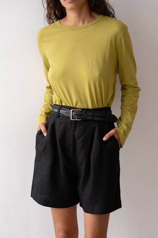 Donni. - Linen Pleated Short