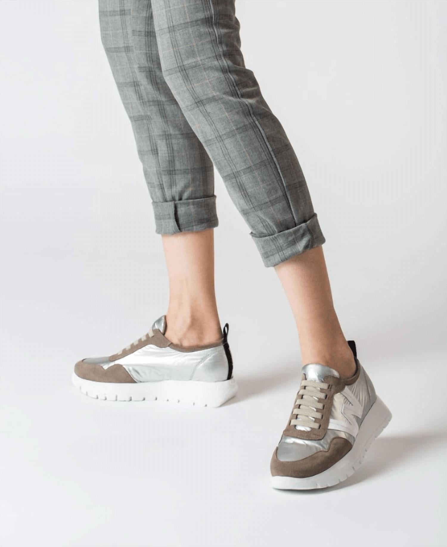 Wonders Women's A-2416 Sneakers in taupe plata - women's sneaker - view 6