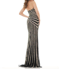 Colors Dress - Halter Beaded Prom Dress