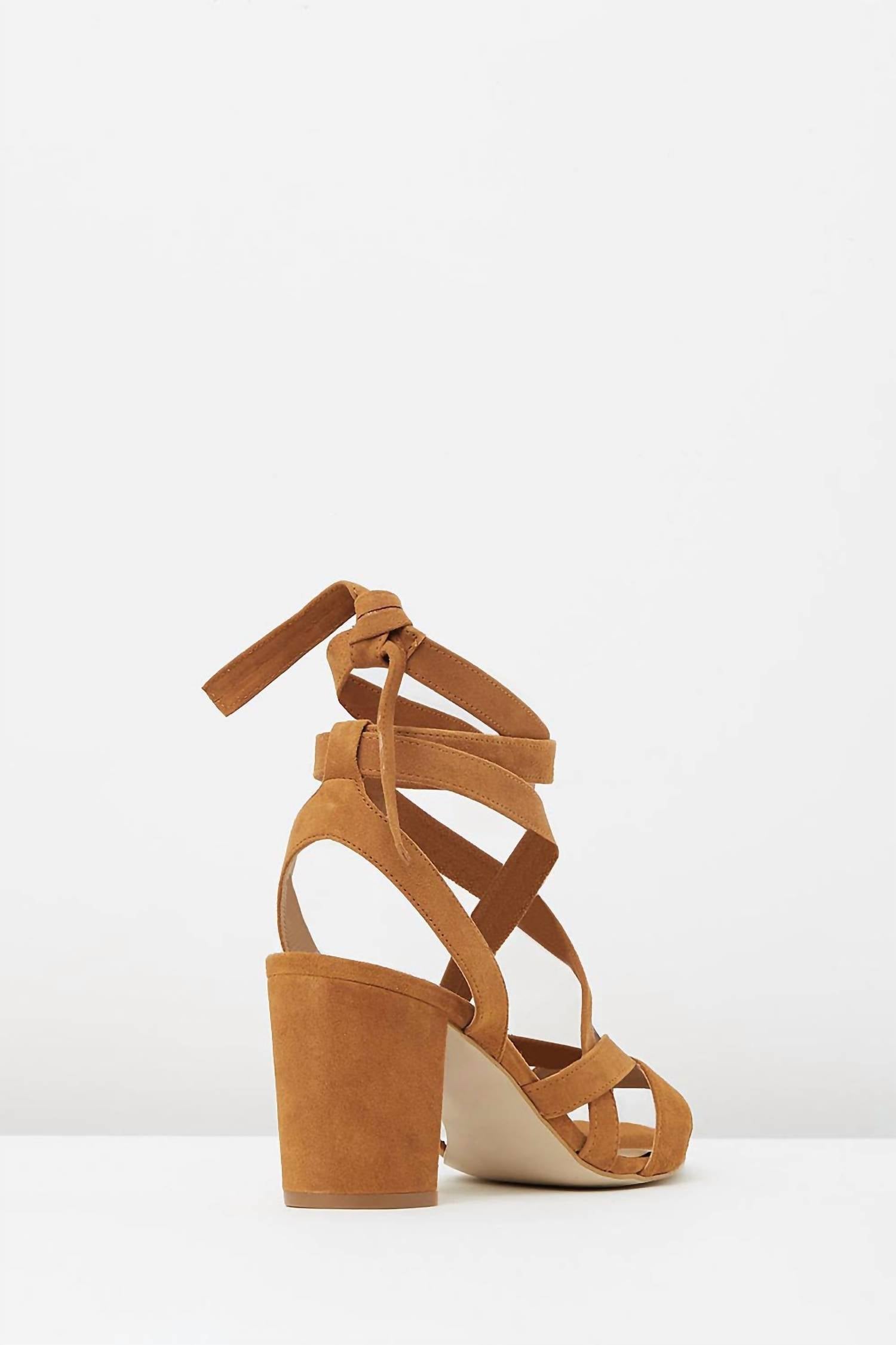 Mode Collective - Women's Lace Up Mid Heel