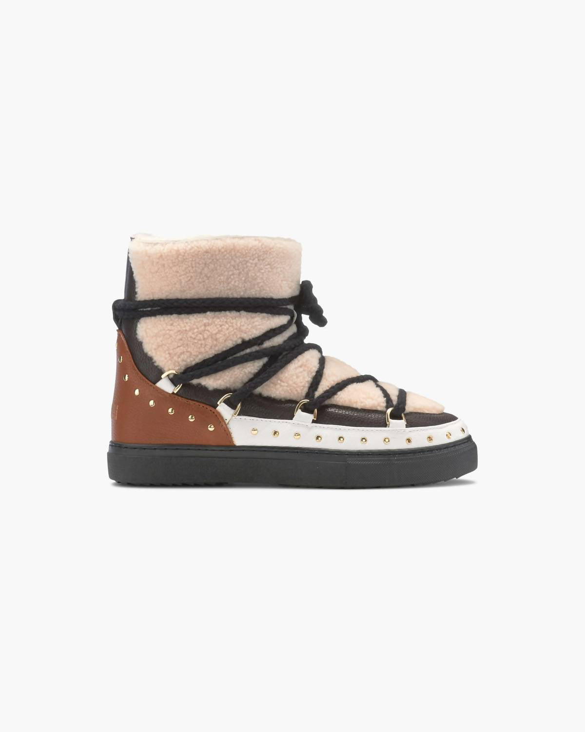 Inuikii Women's Curly Rock Winter Boots in cream - women's shoe