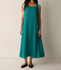 Eileen Fisher - Ballet Neck Midi Dress