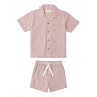 Makemake Organics - Boys Organic Shirt And Shorts Set