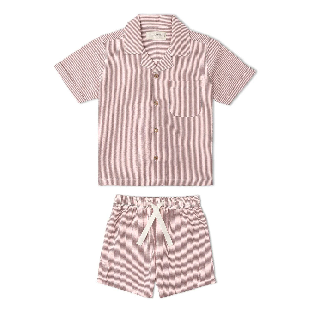 Makemake Organics - Boys Organic Shirt And Shorts Set